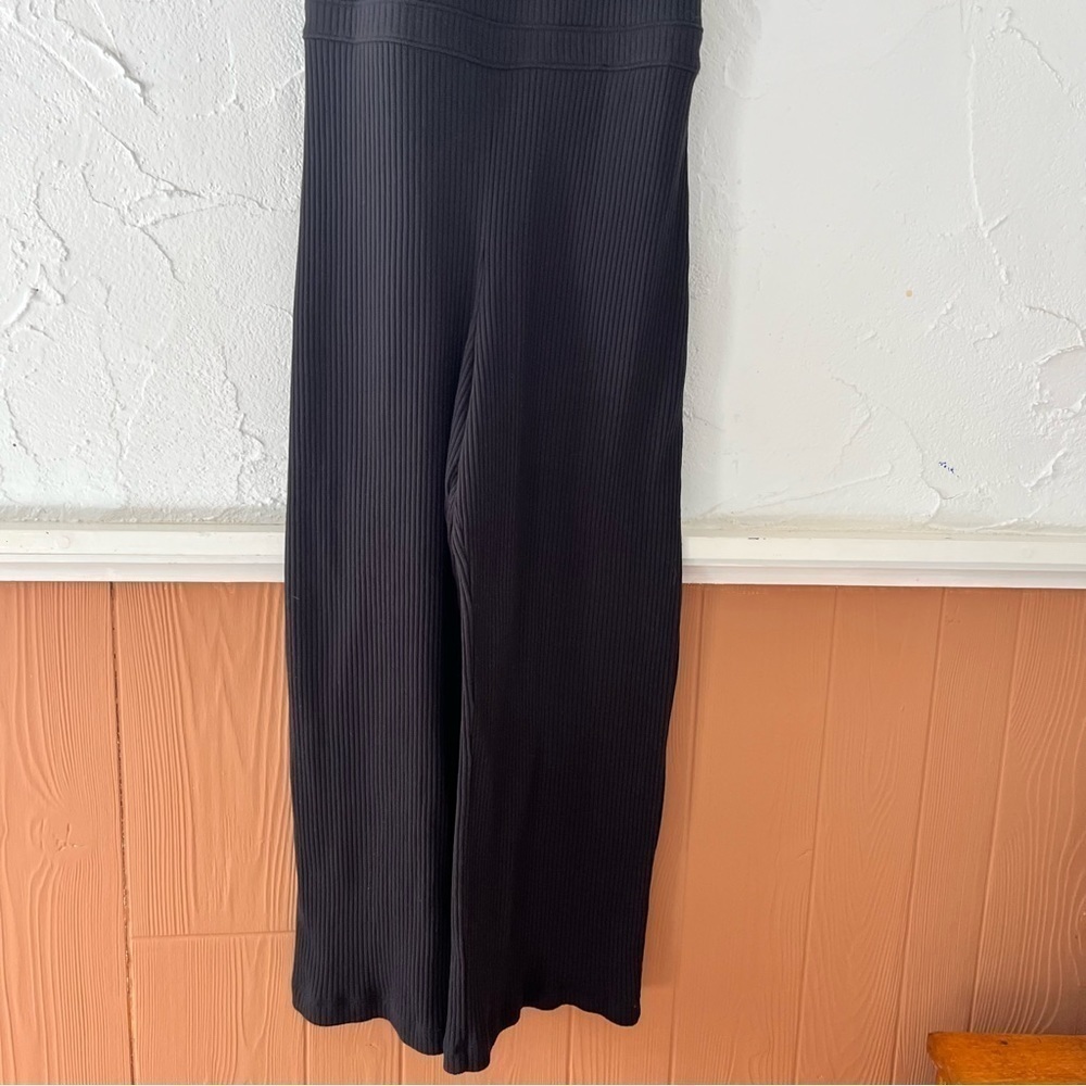 Abercrombie & Fitch Black Ribbed Jumpsuit Size Small - Picture 4 of 9